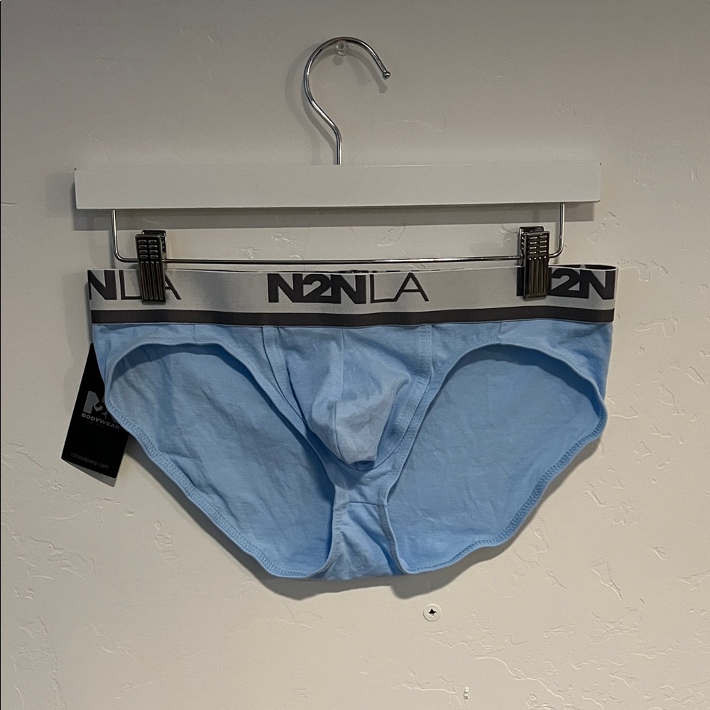 Men's Blue Pouch Briefs